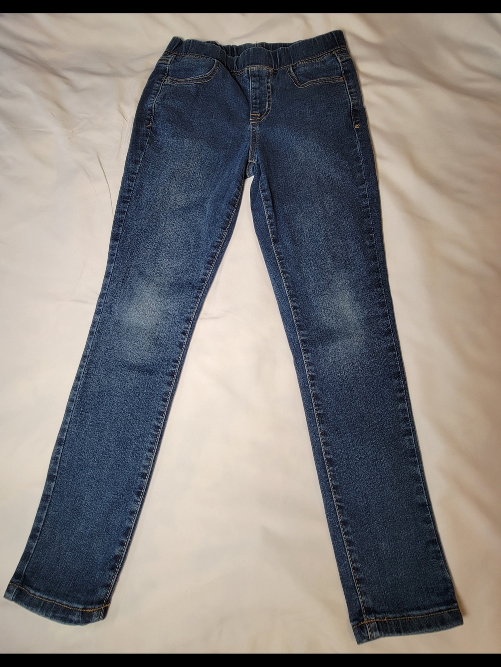 Cat & Jack Girls Skinny Jeans in Dark Blue Wash